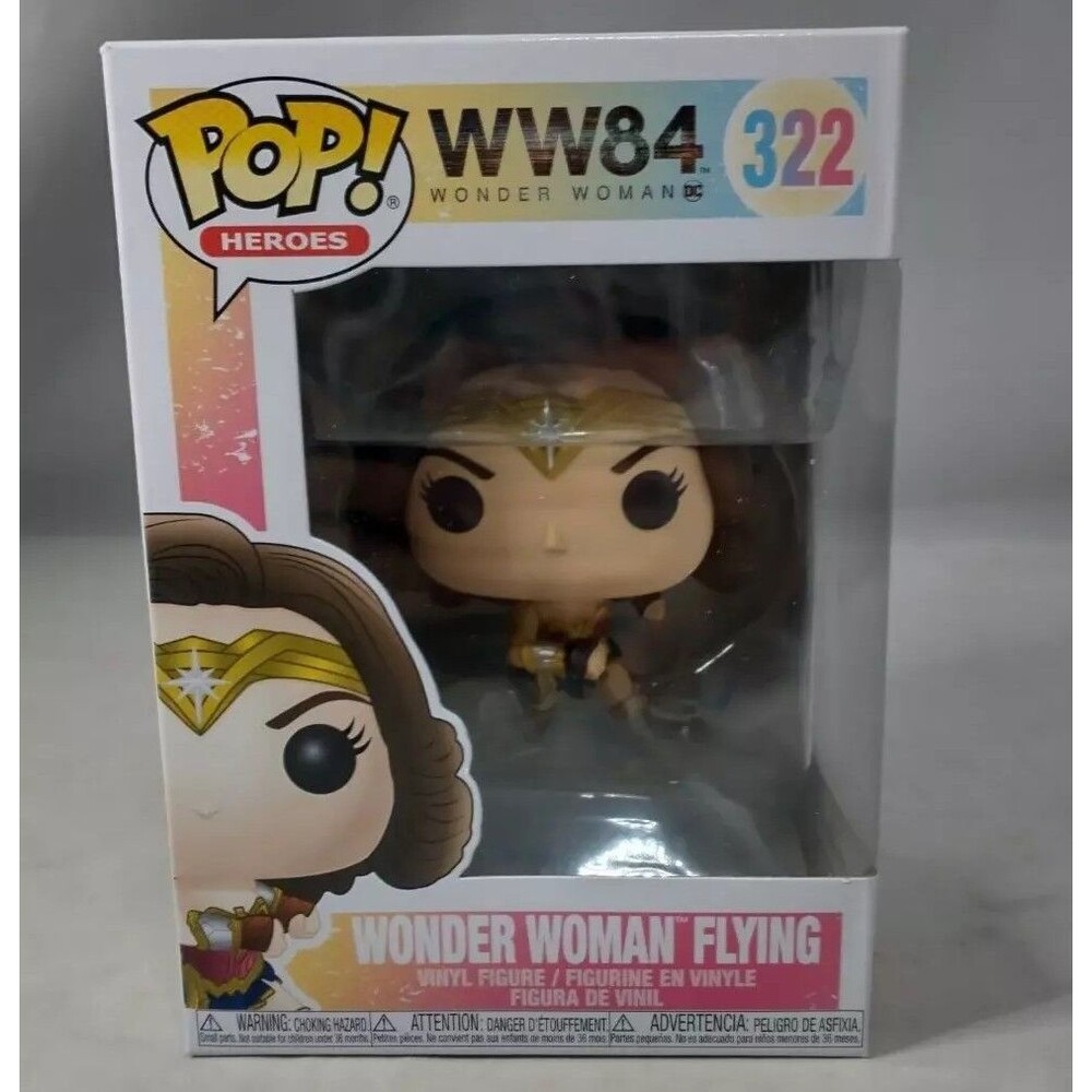 Funko Pop! Wonder Woman WW84 #322 DC Comics Flying Figure New In Box